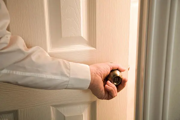 opening a door knob